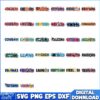 Custom Logos NFL Football Bundle SVG, NFL Teams SVG