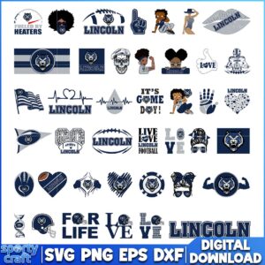 Lincoln University Lions SVG Bundle, NCAA SVG, Lions SVG