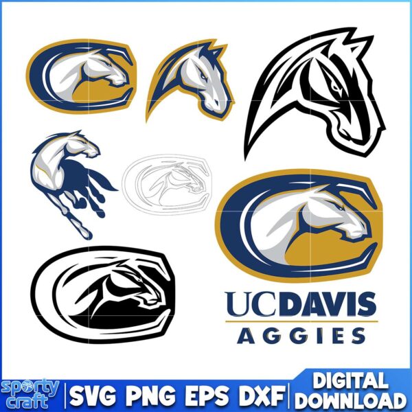UC Davis Aggies SVG Bundle, NCAA SVG, UCD SVG