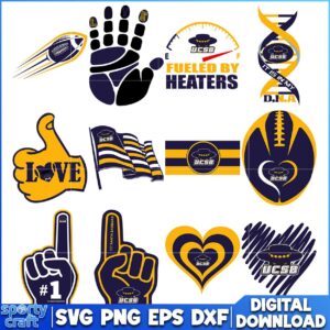 UCSB Gauchos Team NCAA SVG Bundle, NCAA SVG, UC Santa Barbara Gauchos SVG