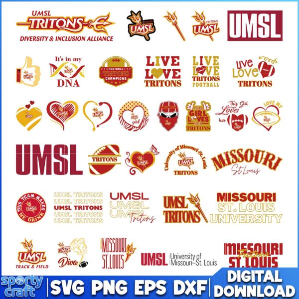 UMSL Tritons Bundle SVG, NCAA SVG, UMSL Tritons SVG