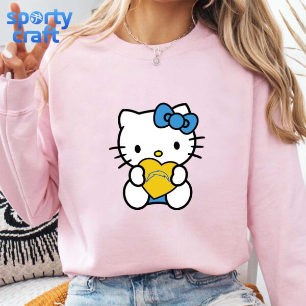 Hello Kitty Chargers SVG Bundle, Los Angeles Chargers SVG