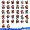 Heart Logos NFL Team Bundle PNG, NFL Football PNG